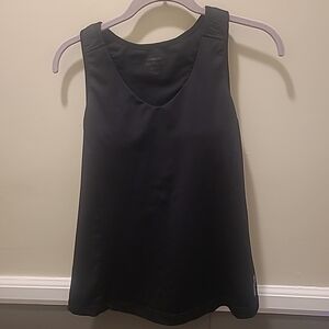 Reebok Tank Top Womens Sz L Black Built-In Bra Activewear Gym